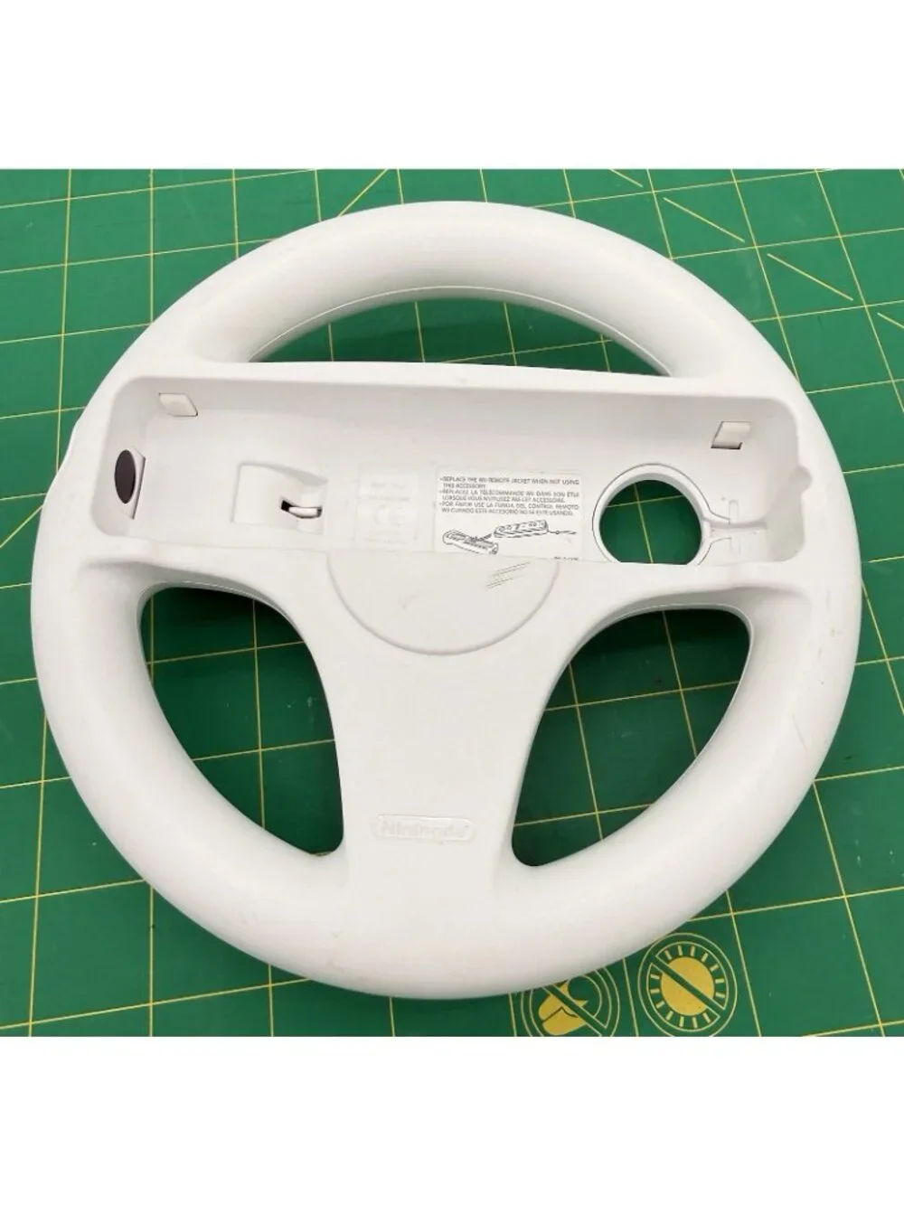 Nintendo Wii Steering Wheel Controller For Mario Kart Other Games